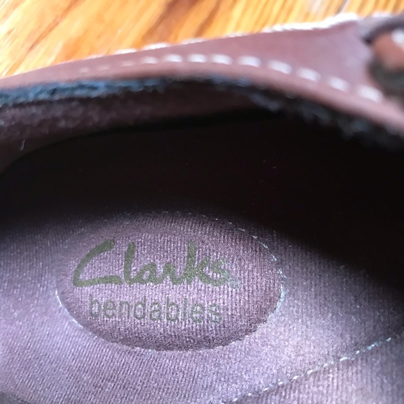 Clarks Brown Chocolate Bendables Loafer Clogs, EUC, 7M - Picture 4 of 10